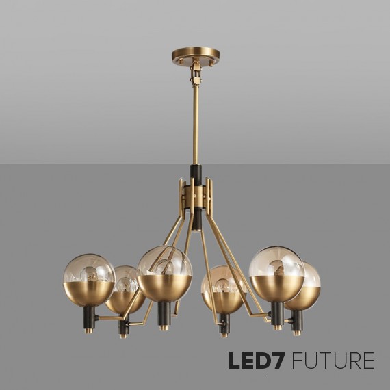 Loft Industry Modern - RetroFuture Chandelier